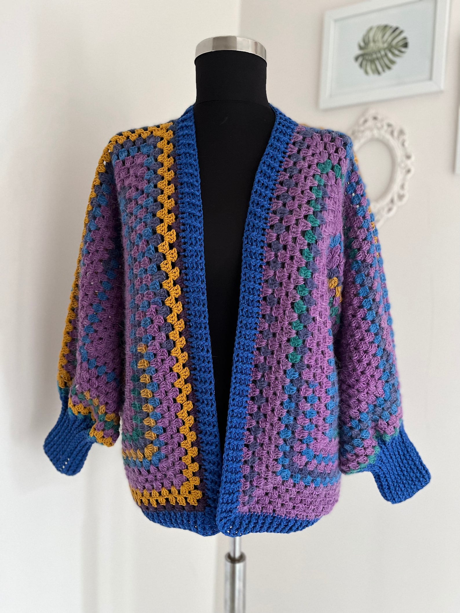 Crochet Hexagon Jacketwomen Handmade Cardigan handmade Etsy