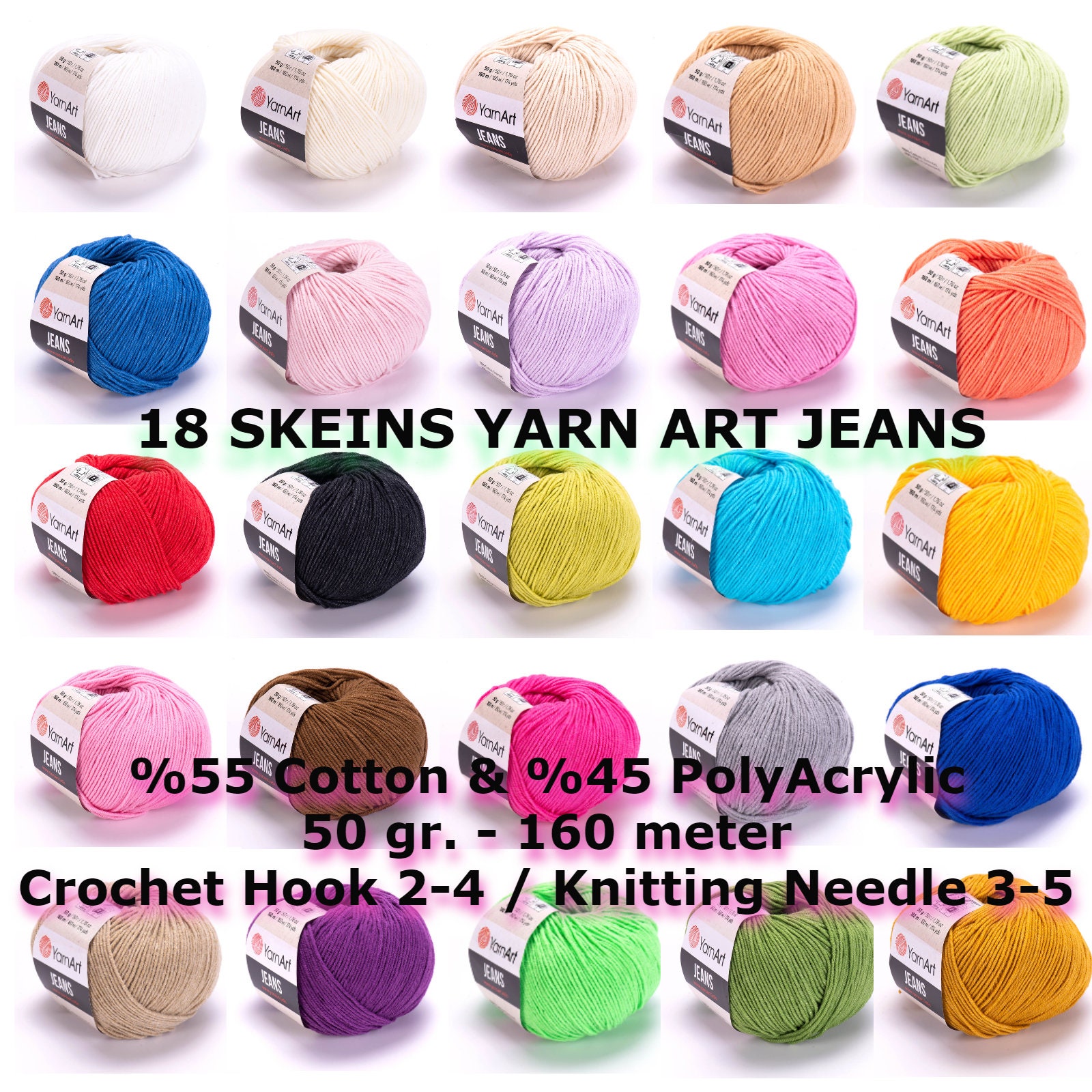 Yarn Art Jeans,amigurumi Soft Cotton Yarn,knitting Crochet Baby