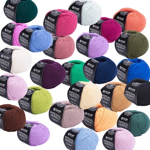 YarnArt Imperial Merino - 100% Extra Fine Merino Wool, Soft Knitting & Crocheting Yarn, 3.52 Oz, 109.36 Yds, Worsted Weight