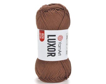 Mercerized Cotton Yarn – YarnArt Luxor Fine Weight (2)