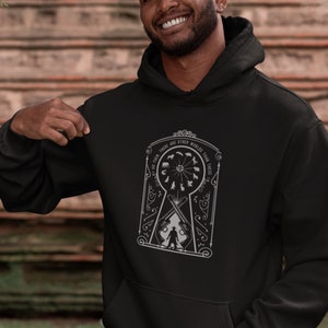 Dark Tower HOODIE, Gunslinger, Path of the Beam, Other Worlds Than These, Keyhole Shirt Gift