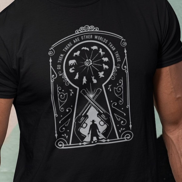 Dark Tower, Gunslinger, Path of the Beam, Other Worlds Than These, Keyhole Tee Shirt