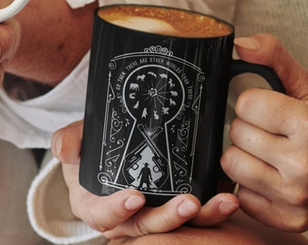 Dark Tower, Gunslinger, Path of the Beam, Other Worlds Than These, Keyhole Fan Coffee Mug 11 or 15 ounce Gift