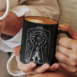 Dark Tower, Gunslinger, Path of the Beam, Other Worlds Than These, Keyhole Fan Coffee Mug 11 or 15 ounce Gift