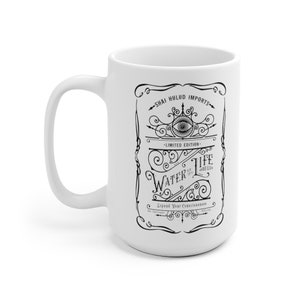 Water of Life, Dune coffee mug, Arrakis Spice cup, Bene Gesserit mug, vintage apothecary label design Fan gift image 4