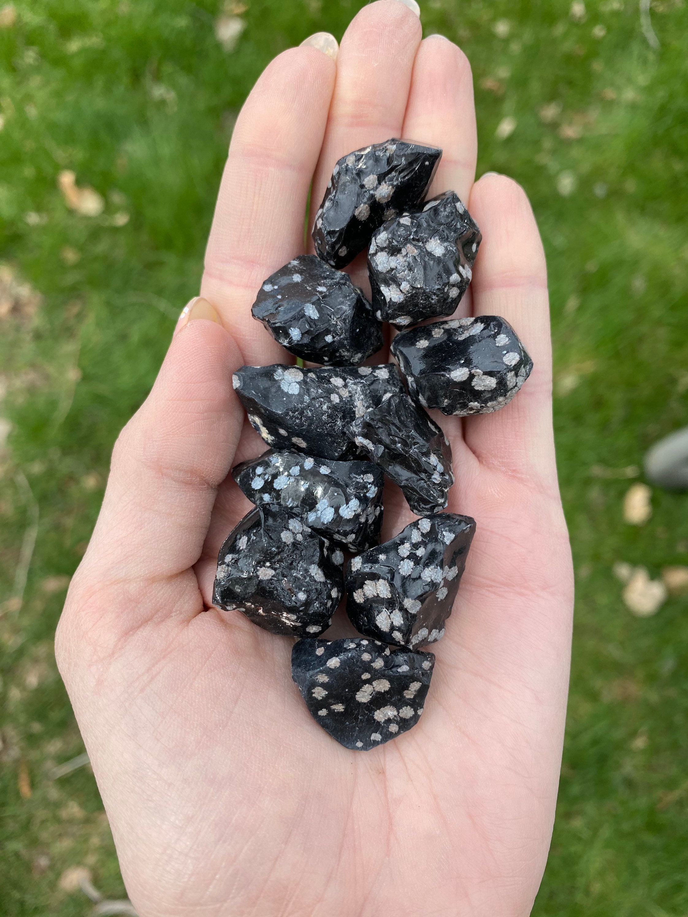 snowflake obsidian rock snowflake obsidian rock
