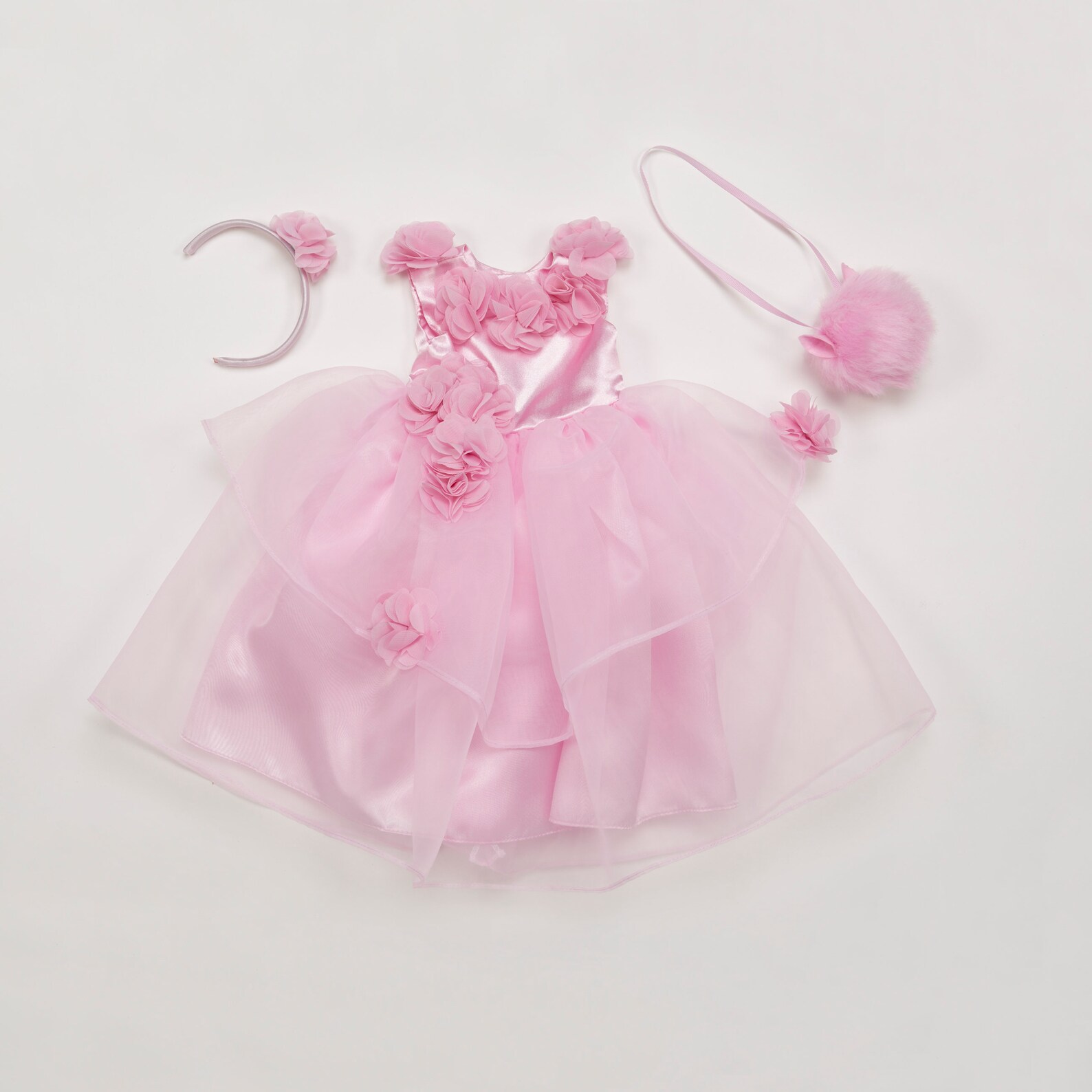 18 Doll Flower Girl Dress3 Piece Roses Princess - Etsy
