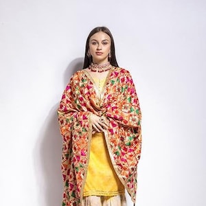 Traditional Mirror Phulkari