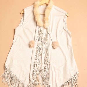 Suede Fringe Poncho