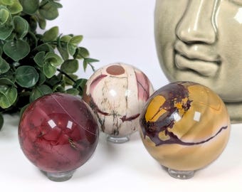 Mookaite Jasper Sphere | Crystal | Gemstone | Healing | Metaphysical | Spiritual | Witchcraft