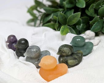 Duck Carving | Crystal | Gemstone | Healing | Metaphysical | Spiritual | Witchcraft | Genuine
