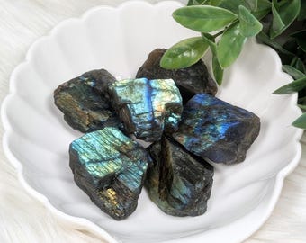 Raw Labradorite | Crystal | Gemstone | Healing | Metaphysical | Spiritual | Witchcraft | Genuine