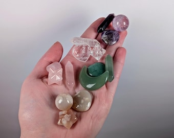Mini Crystal Carving Sets | Crystals | Gemstones | Healing | Metaphysical | Spiritual | Witchcraft | Genuine