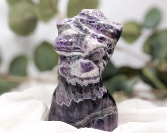 Dream Amethyst Body Carving | Crystal | Gemstone | Healing | Metaphysical | Spiritual | Witchcraft | Genuine
