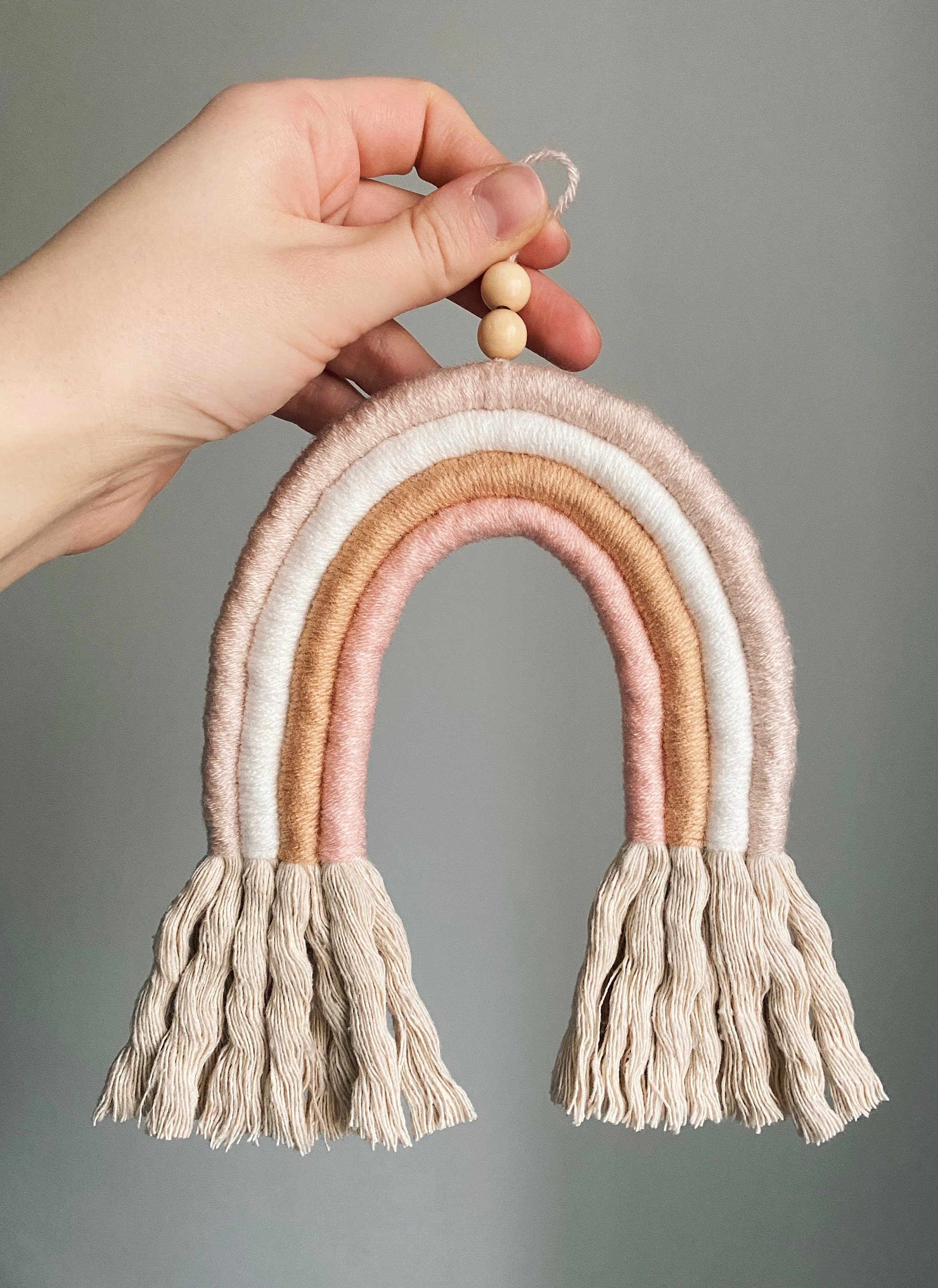 Rainbow Wall Hanging CUSTOM COLORS Rainbow Wall Art Nursery Etsy