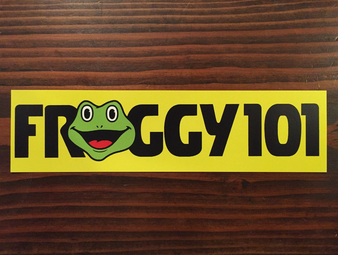 Froggy 101 Sticker Decal the Office FREE Shipping From the Etsy