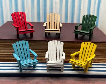 Half Inch Scale Adirondack Chairs