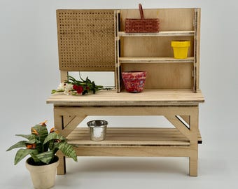 Dollhouse  Potters Shelf - 1:12 scale dollhouse