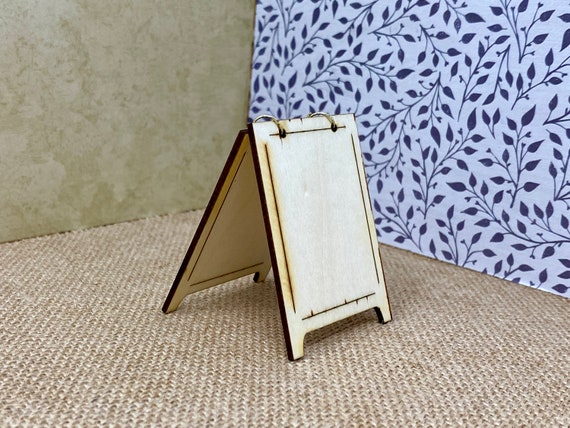 Half Inch Scale Sandwich Boards - Pair(2) of Signs