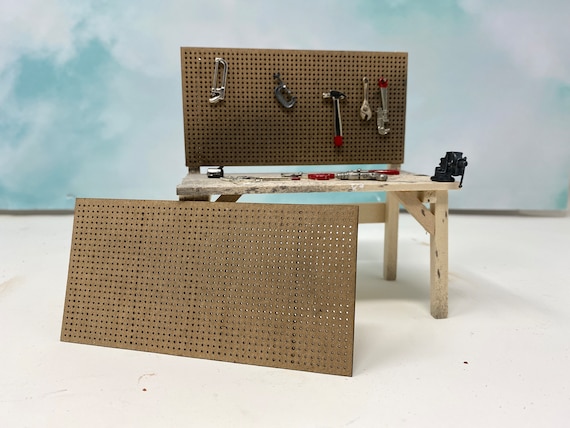 Dollhouse  Pegboard - 1:12 scale dollhouse