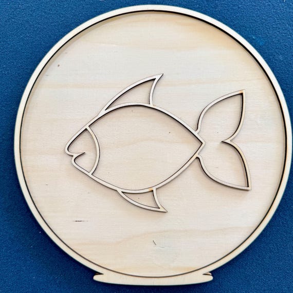 Quilling - Fish Frame for Quilling or Resin