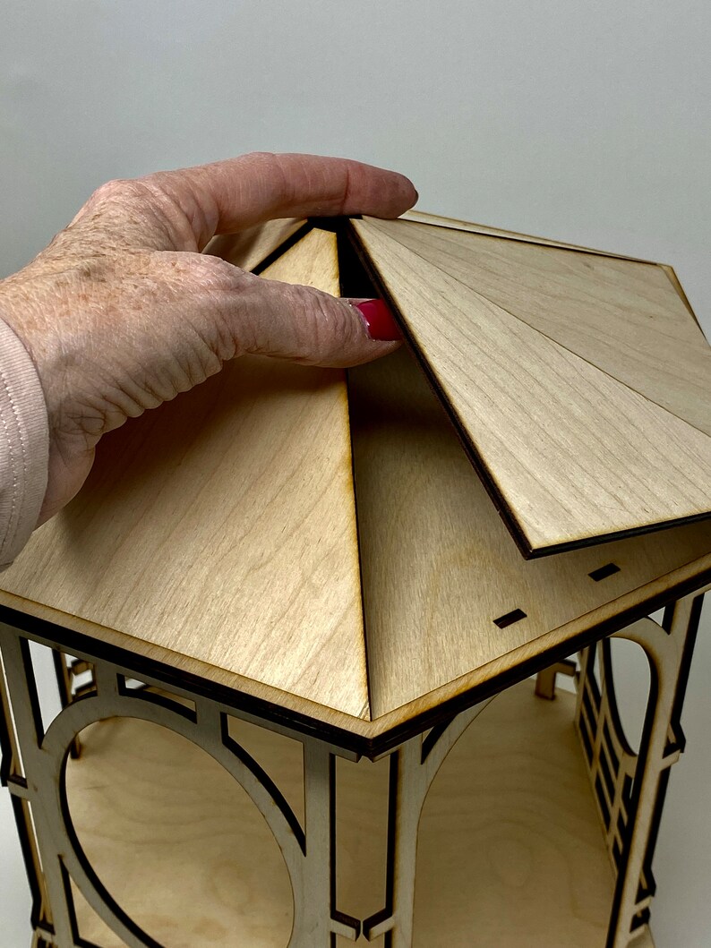 Unfinished Dollhouse Gazebo 1 Inch Scale Etsy