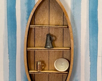 Half Inch Scale Boat Book Shelf