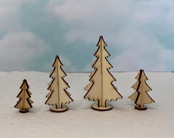 Mini Village trees