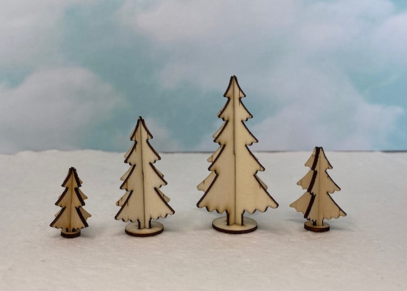 Mini Village trees
