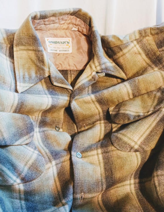 Pendleton wool plaid Oshman's double breasted - image 8