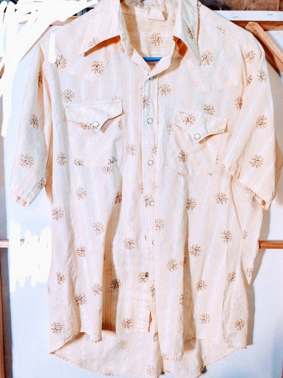 Shirt Cowboy style, short sleeve