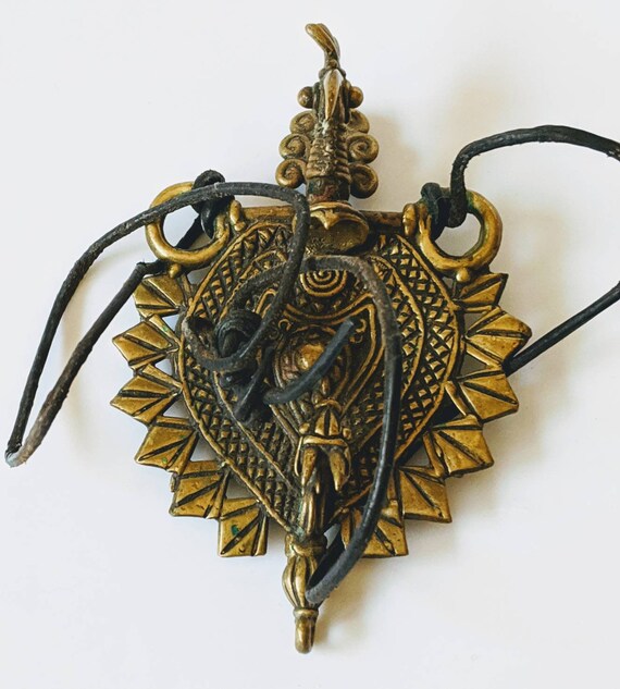 Brass peacock pendant, Indian brass peacock pendan