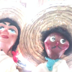 Toy vintage marionettes, Folk art from Mexico