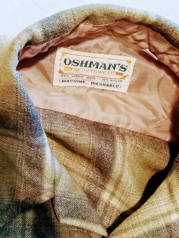 Pendleton wool plaid Oshman's double breasted - image 2