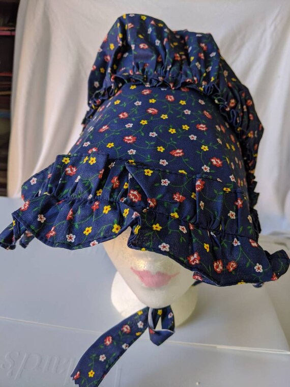 Prairie Bonnet, antique pioneer hat, authentic Pra