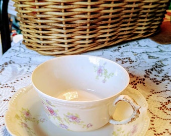 Cup and saucer,Haviland, Limoges Antique cup and saucer.