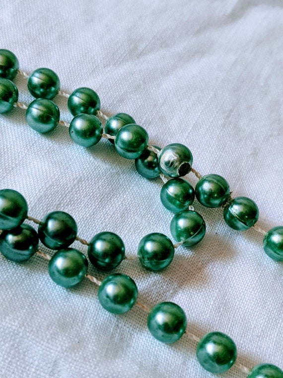Necklace,Pearls colored aqua and vintage - image 10