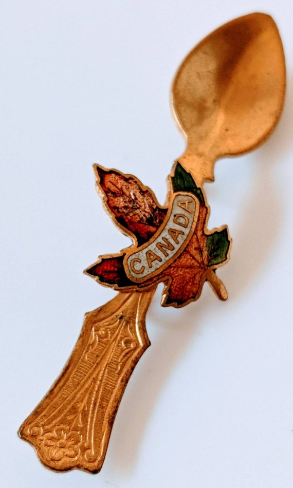 Pin, The Canadian Spoon, Canadian Souvenir Spoon.