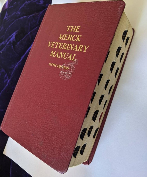 Buy The Merck Veterinary Manual 5th Edition 1979. Online in India