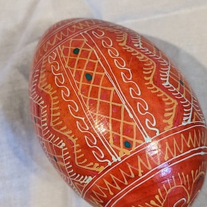 Egg painted in Ukraine