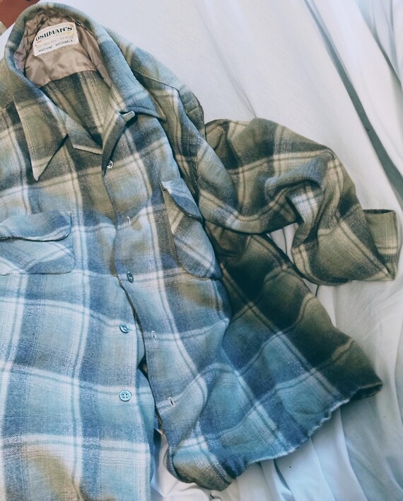 Pendleton wool plaid Oshman's double breasted - image 4