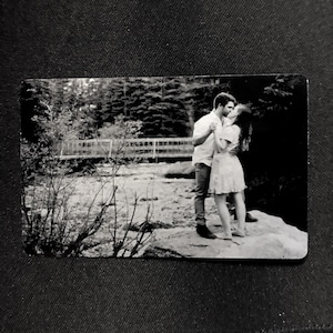 Engravable Picture Wallet Card, Front & Back Engraving, Personalized Wallet Card, Wallet Insert Gift, Laser Engraved, Sonogram Wallet Insert