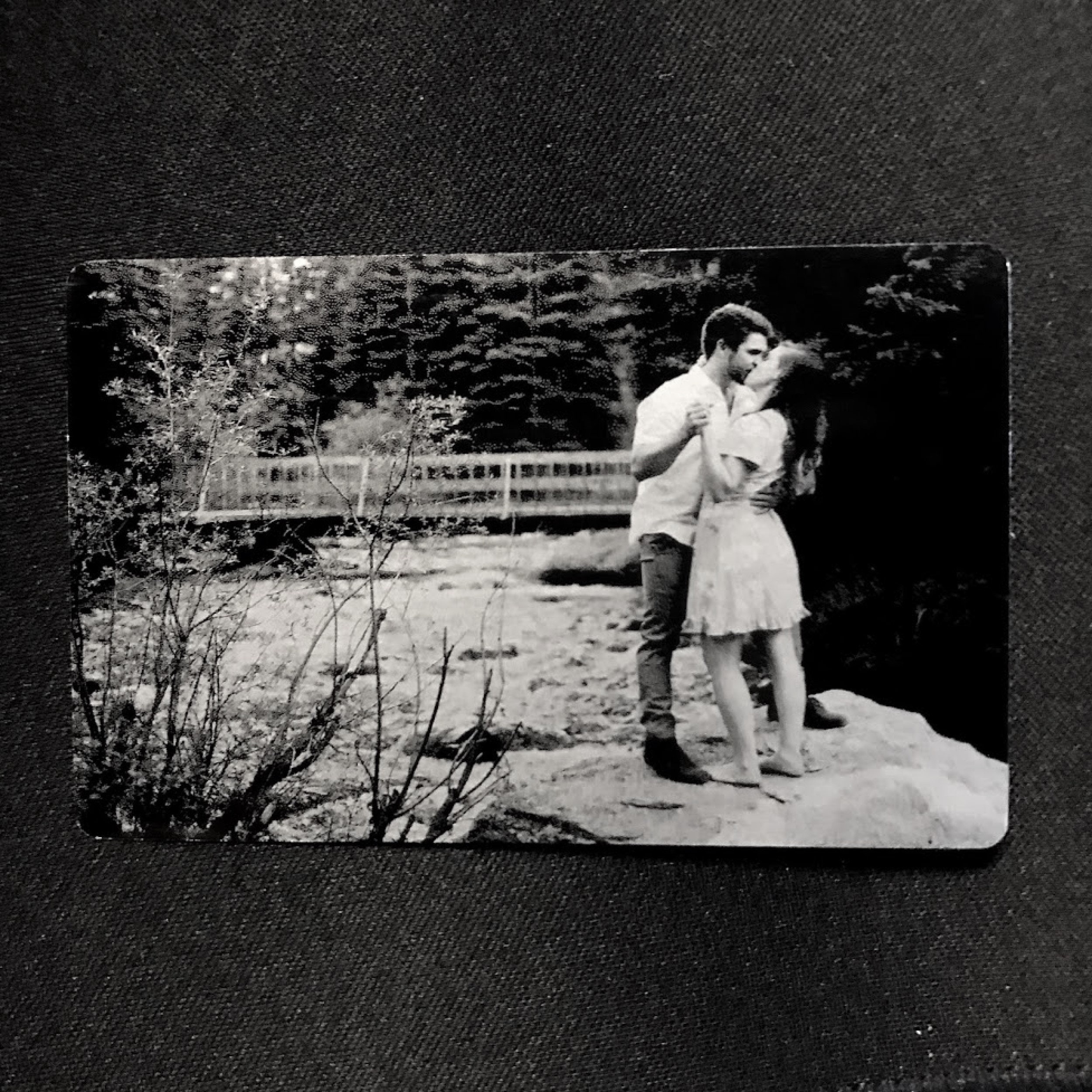 Engraved Picture Wallet Card, Front & Back Engraving, Photo Personali…