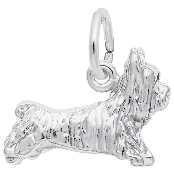 Sterling Silver Dog Charms - Dalmatian, Setter, Yorkshire Terrier, Old English Sheep Dog, Labradoodle, Poodle, Terrier