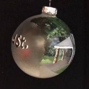 New Home Ornament: Hand Painted Beautiful Glass Holiday Gift Keepsake Round with Free Gift Box 2024 Christmas 10cm or 6.67cm Sizes image 5