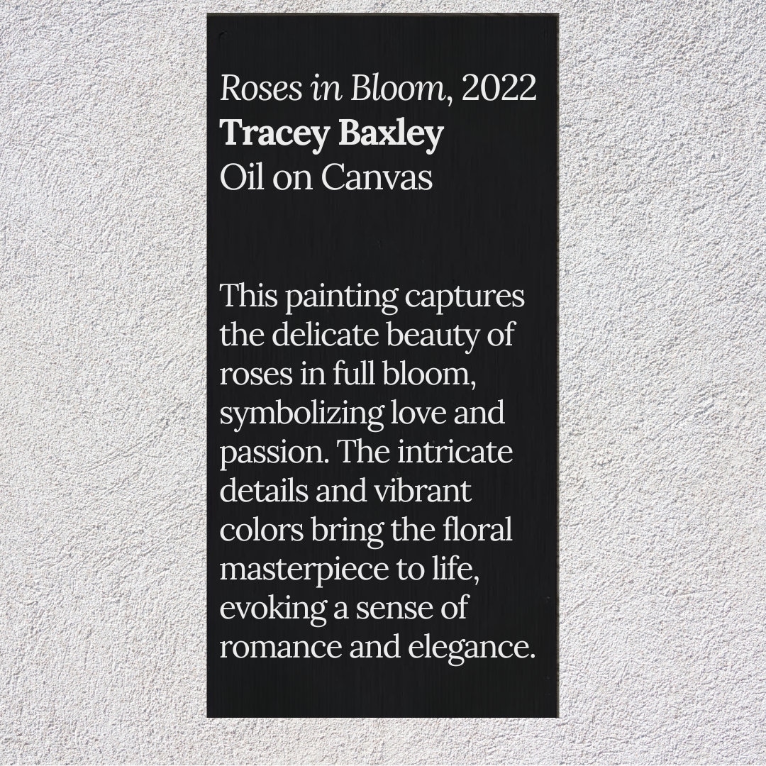 Large Personalized Gallery Wall Artist Placards Black Wall Placards