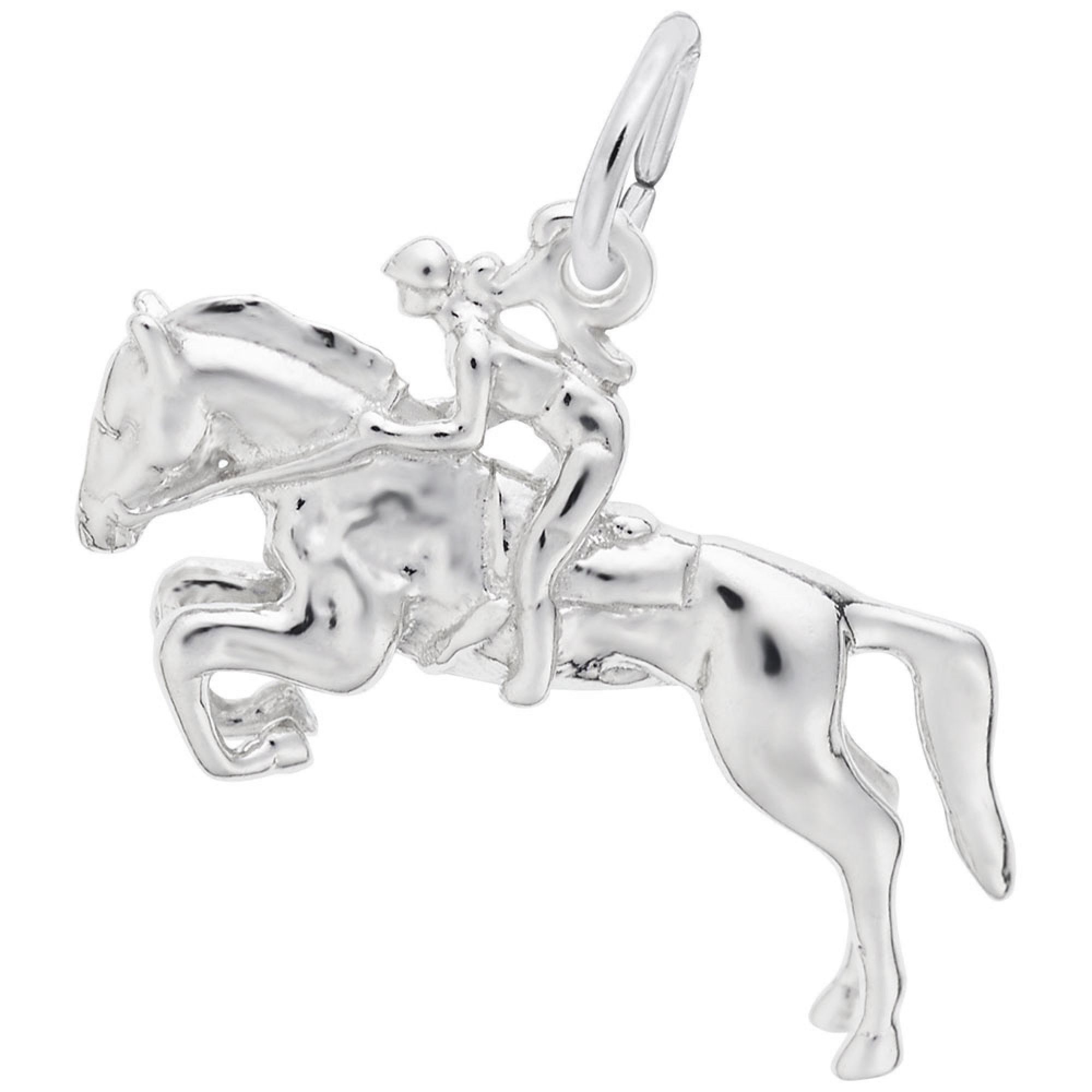 Baxley Jewelry Sterling Silver Scottish Bagpipe Charm - Rembrandt Charms Collection (0.8" X 0.73")