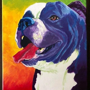 Custom Pop Art Pet Portrait Painting on Canvas from Photo, Dog Portrait Hand Painted with Acrylic Paints - Ultimate Gift  (Updated 2024)