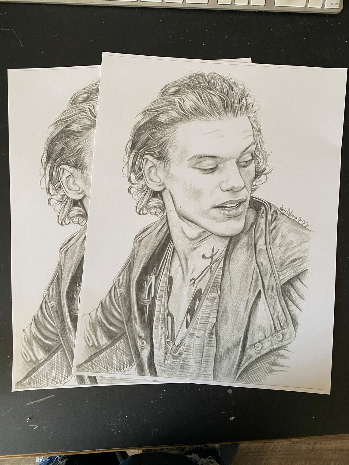 Scatching Print Pencil Sketch Print - Etsy