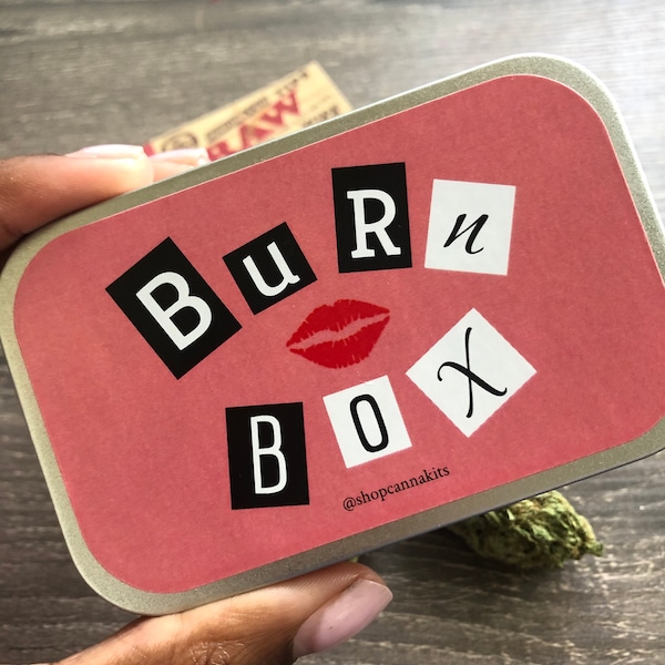 Just the Box, Nothing Inside, Empty Tin, Weed Kit, Stoner Kit, Weed Accessory, Stoner Kit for Her, Stoner Kit for Him, Stash Box